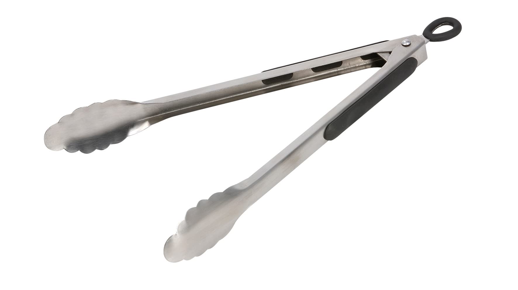 12" Locking Tongs [Set of 12] by Tablecraft – 12-Inch, Stainless Steel, Silver, Model 240226