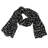 Invictus pub Fashion Soft Chiffon Prints Ladies /Women Long Scarf Shawls (black cat), Large