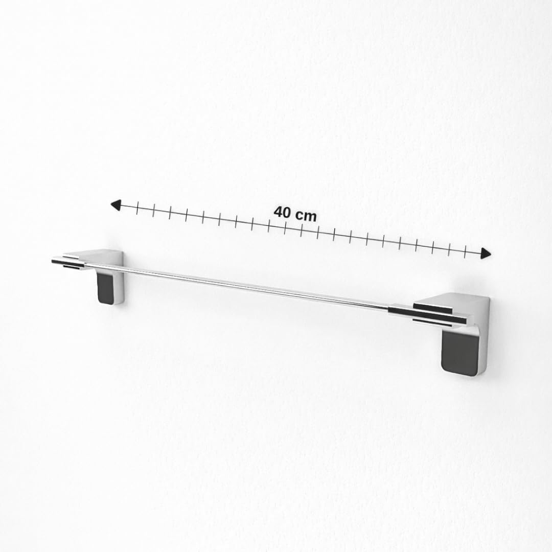 Alper Banyo F1 Model Uzun Havluluk - Paslanmaz Krom Duvara Monte Banyo Havlu Askısı (5 Yıl Garantili)