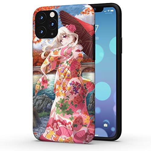 THE DREAMY LIFT iphone 11 pro ケース カバー アニメ 漫画 20個模様 二頭身 FGO Fate/Grand Order fate stay night 綺麗 萌え ゲーム グッズ スマホ アイフォンケース シェル ストラップ おしゃれ IMD TPU かわいい フィギュア ソフト 耐衝撃 レンズ保護 脱着簡単 指紋防止 スリム 軽量 傷防止 (iphone 11 pro, イリヤ1)