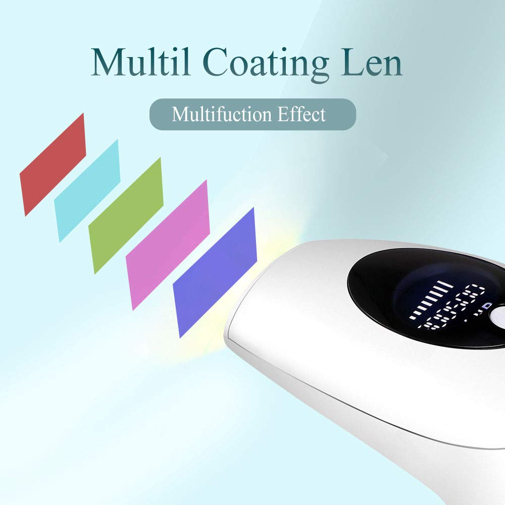 Upgrade to 900,000 flash permanent painless freezing point laser hair removal instrument IPL light skin rejuvenation beauty instrument household electric hair removal instrument for men and women,