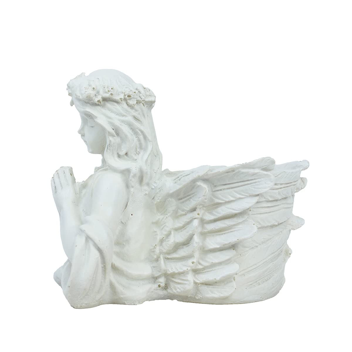 Wonderland Praying Angel Flower Pot | Material Resin| Height 7.4 Inches | Indoor & Outdoor Use | Decorative Planter for Garden Decor, Home Decor, Planters and Pots, Planter| Angel 3