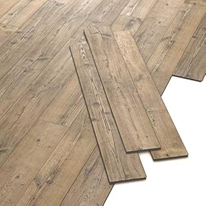 ARTENS – pvc-vloerbedekking Camden Old – click vinyl planken – vinyl vloer – natuurlijk houteffect – goud beige – Forte – dikte 4,2 mm – 1,54m²/7 planken