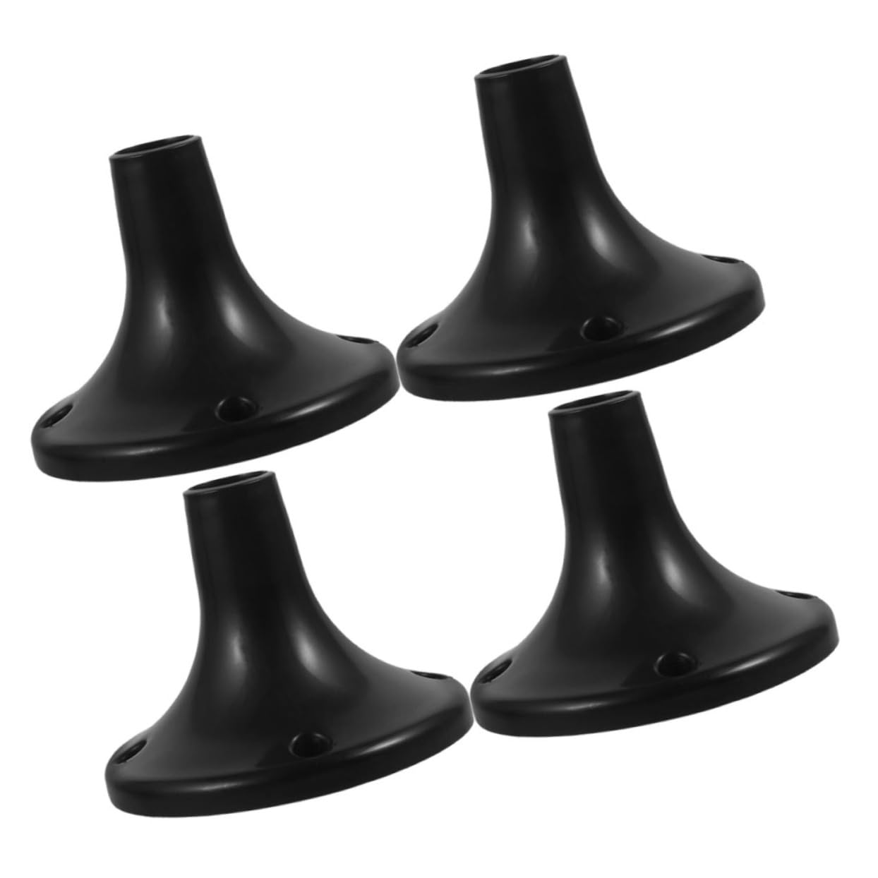 Garneck Exterior Light Mount 4pcs Plastic Bases for Outdoor Light Fixtures Compatible