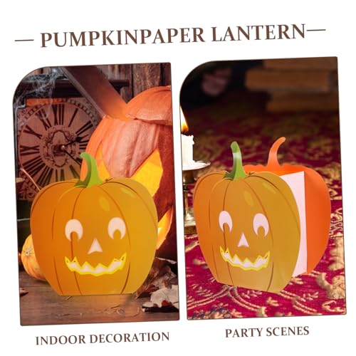 PRETYZOOM 20 Pçs Saco De Abóbora De Halloween Decoração De Mesa De Jantar Sacos Luminosos De Férias