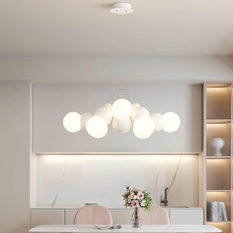 Lustre de salon chaleureux pour illuminer les soirées
