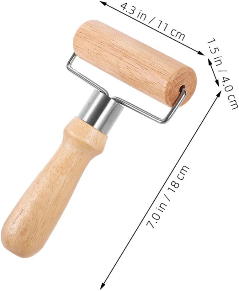 STOBAZA 4pcs Rolling Pin for Baking Ergonomic Kitchen Dough Roller for Pizza Pasta and Pastry Smooth Surface Wood Construction Essential Baking Tool for Home Cooks image 4