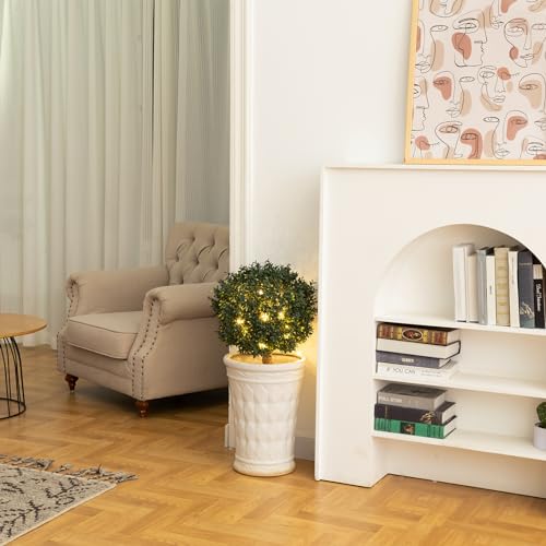 Mingfuxin 2Ft Artificial Boxwood Topiary Ball thumb #2