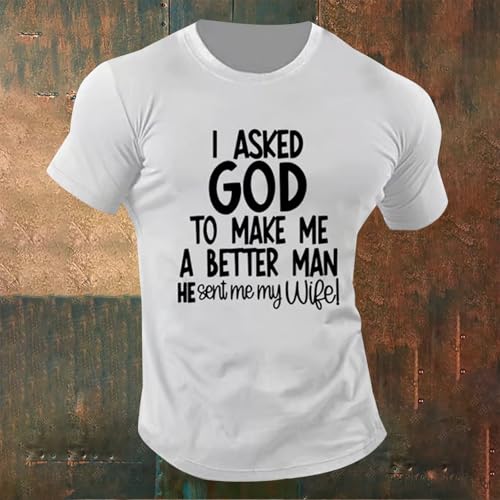 Men's Casual Shirts Faith Print Round Neck Short Sleeve Tshirts 2025 Summer Lightweight Outdoor Outing Tees Plus Size2