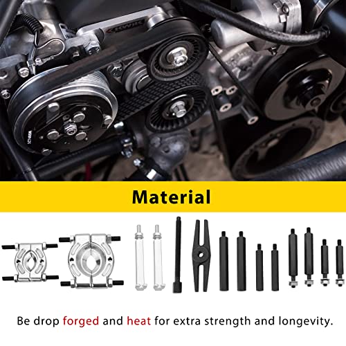 Acymner Bearing Separator Puller Set | 14Pcs Heavy Duty 5-Ton Capacity Bearing Puller Set, Wheel Hub Axle Puller Set, 2" And 3" Bearings Splitters Puller Kit #TOP3