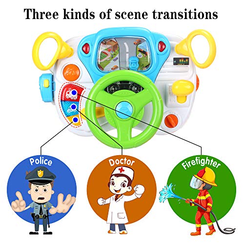 image for AMOSTING Pretend and Play Ride On Toys for Toddler Boys Girls Learning