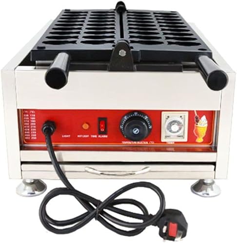 GOOSENECK Taiyaki Maker Takoyaki Maker japonés en forma de pez comercial para panqueques waflera 110 V para restaurante uso doméstico 18 piezas