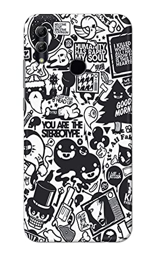 Image of Printed Hard Back Cover Case for Huawei P Smart 2019 | Honor 10 Lite Back Cover (Mixed Cartoon) -1302