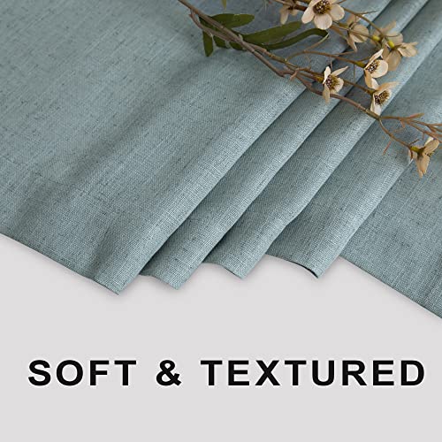 KOUFALL Aqua Shower Curtain for Bathroom,Summer Beach Themed Beachy Cowgirl Room Decor Coastal Shower Curtain Set with Hooks,72 Inch,Seafoam Green - Image 5