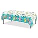 CC HOME 1 Pack Cartoon Robots Plastic Tablecloth 54 x 87 Inch Long Rectangular Table Cover for Buffet,Birthday Party Holiday Dinner,Picnic or Tablecloth for Kitchen Event Use