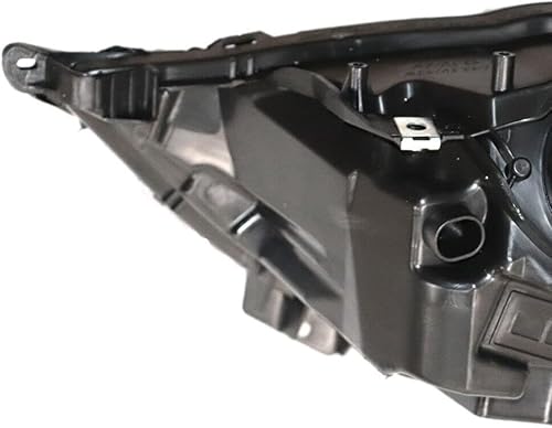 Miniatura 7 de TBVECHI Para 2017 2018 2019 2020Ford Fusion Faro Ensamblaje de faros delanteros, faros delanteros derechos halógenos con LED DRL, carcasa cromada,