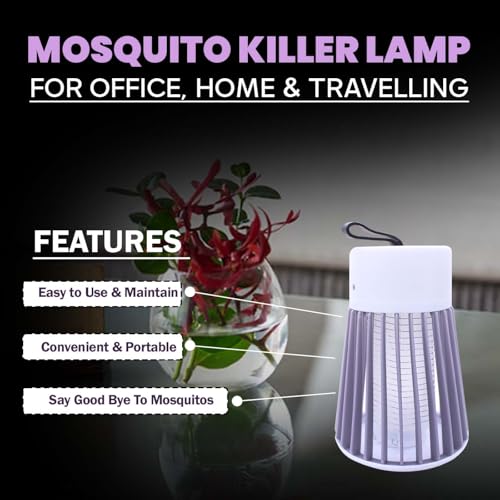 Image of Prime Mosquito Killer Lamp| Eco Friendly Mosquito Zapper with UV Light Lamp for Indoor and Outdoor Pack of 1