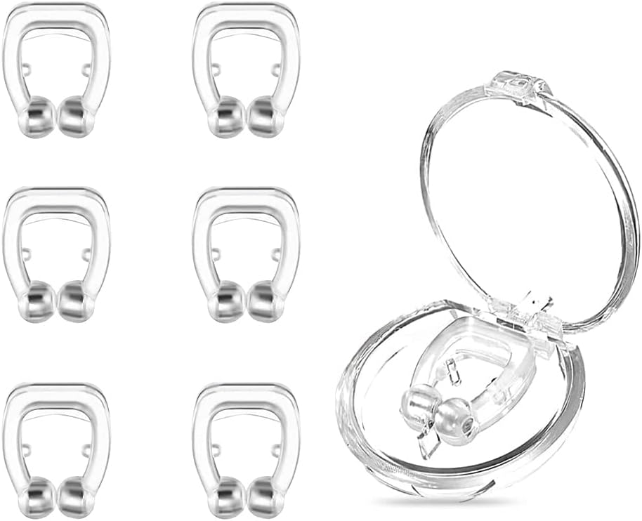 6 tapones para ronquidos, dispositivos antironquidos, tapón magnético de silicona para ronquidos, solución eficaz contra ronquidos para hombres, disponible en Yaxa Colombia