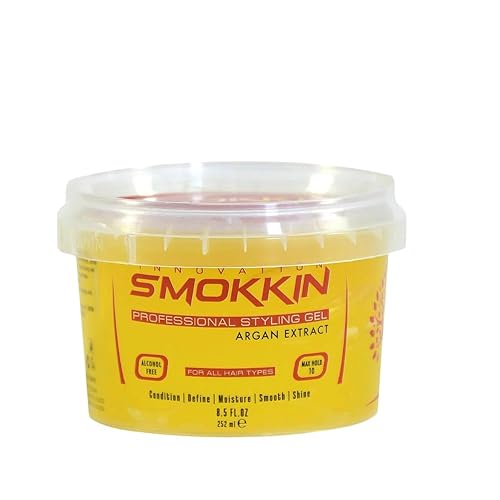Gel para el cabello Smokkin con extracto de argán - 8..45 onzas líquidas Retención y nutrición