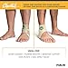 Tuli’s Cheetah Heel Cup with Compression Sleeve, Barefoot Protection for Adults with Plantar Fasciitis, One Size Fits All