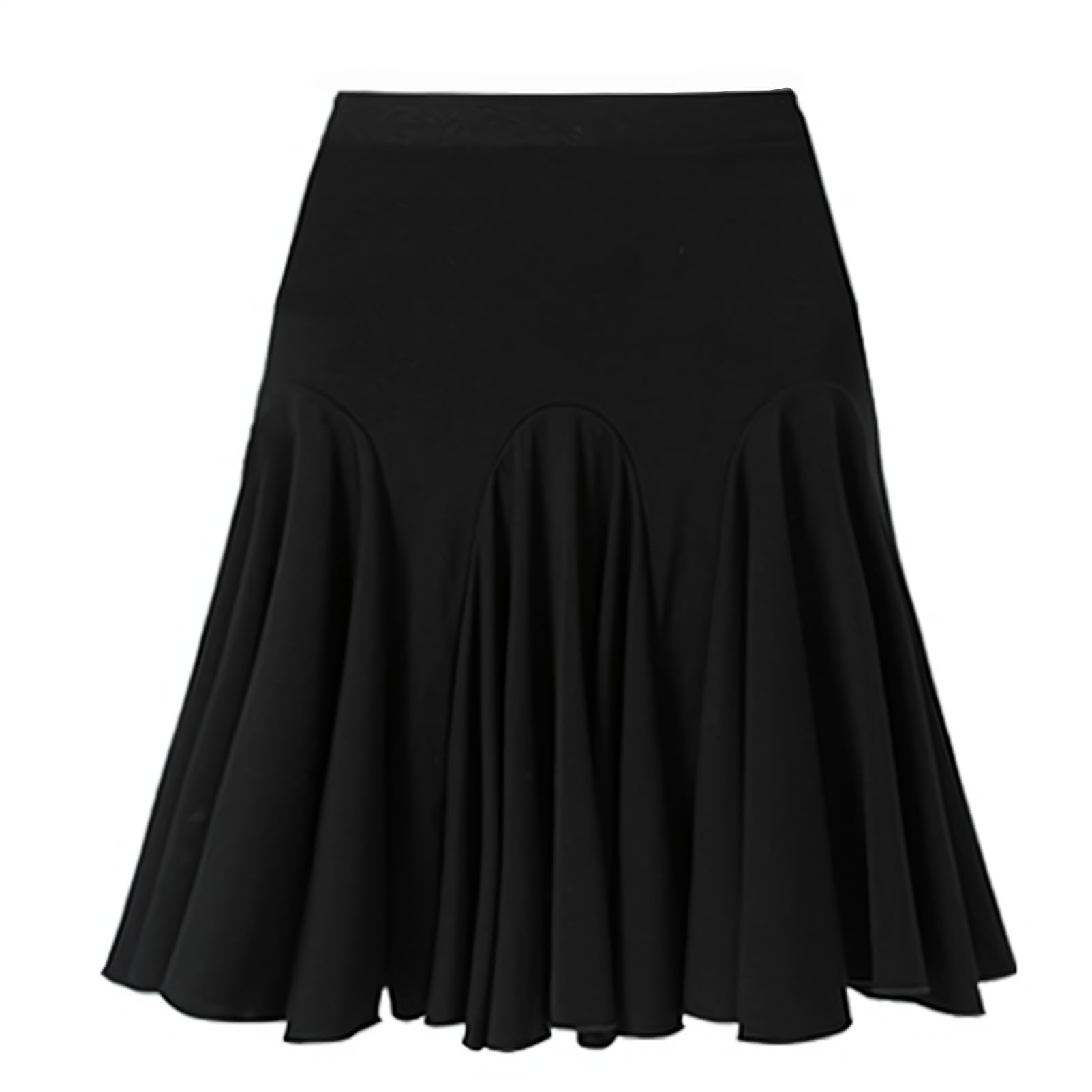 ZYMOZYM Schwarzer Basic Minirock Mit Shorts Mädchen Rüschenk