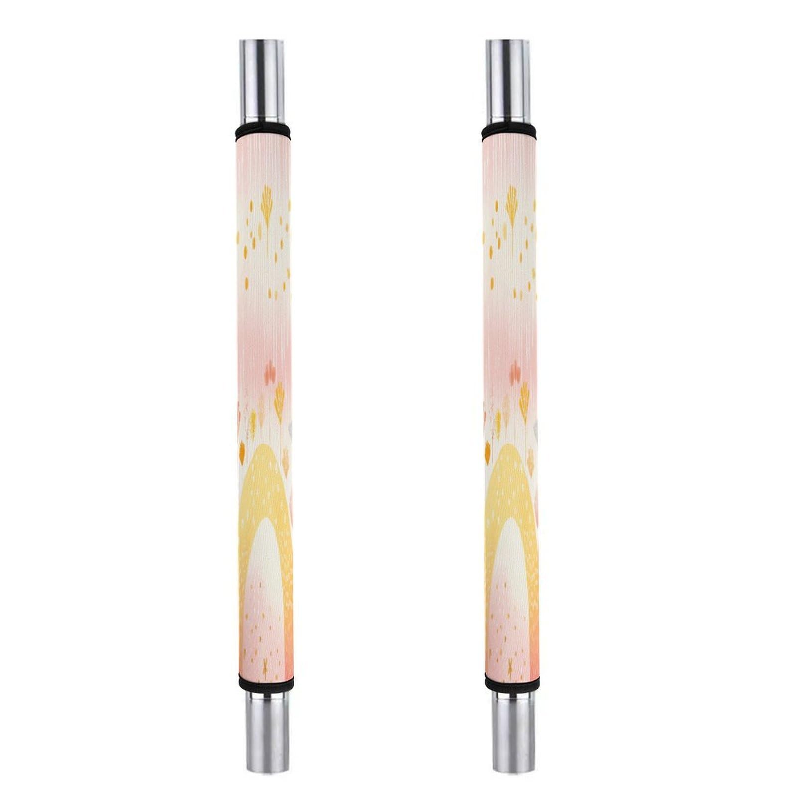 Adfgyerh Style Several Rainbows Refrigerator Door Handle Covers 2 Pcs, Refrigerator Handle Covers Non-Slip Fridge Handle Covers For Oven Microwave Dishwasher Appliance Door Sleeves