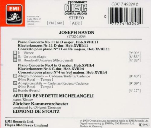 Concerti Piano N.4 & 11