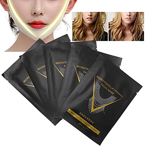 5pcs Gesicht Abnehmen Gürtel, Face Slimming Belt, Gesichtslift Tape Maske Hals Straffendes Band Gürtel V Form Gesichtsmaske Masken Behandlungen anheben Straffendes Doppel Kinn Reducer