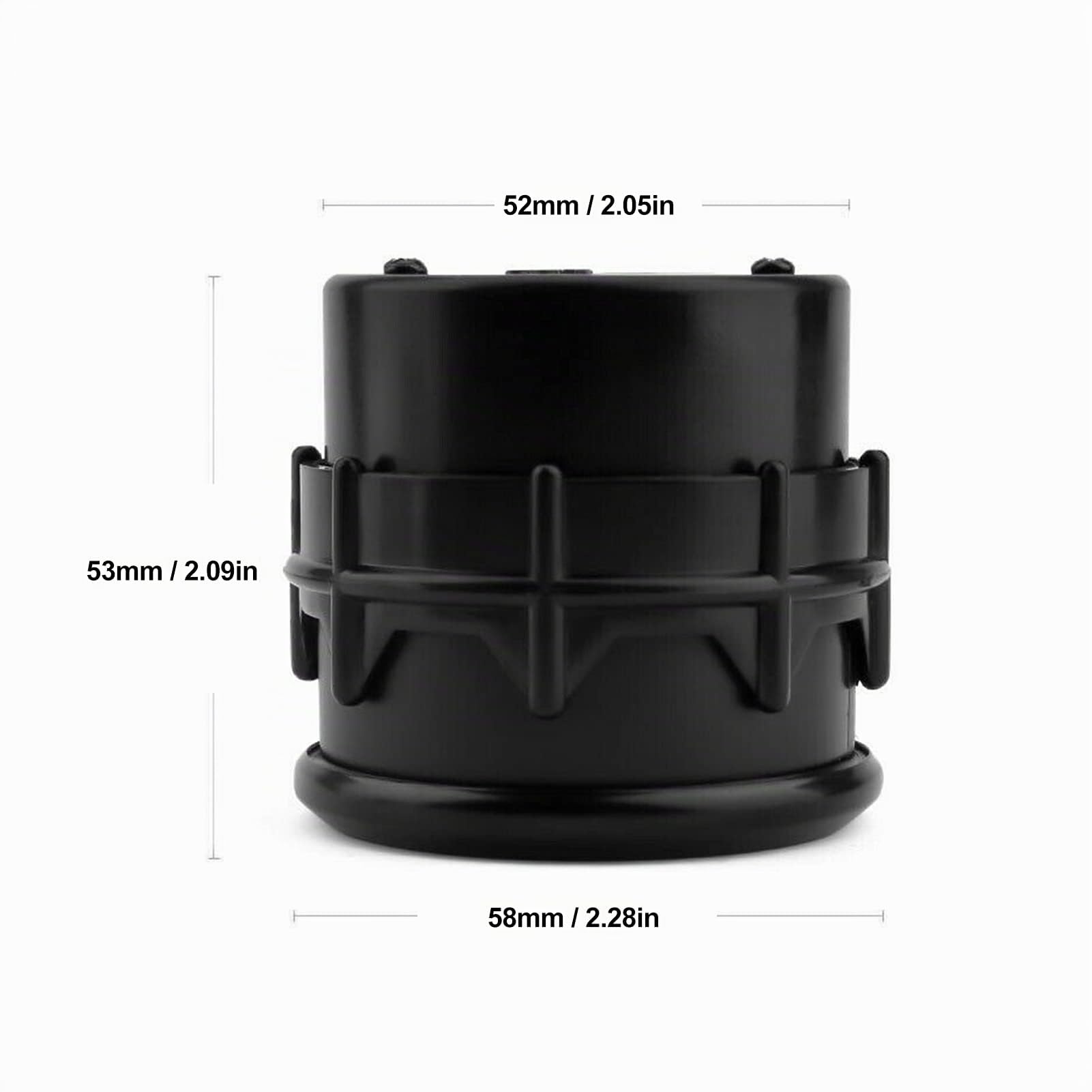 EBTOOLS Jauge de Rapport Air/Carburant AFR pour Voiture - 2.5in 12V avec Pointeur d'Affichage et Réglage d'Avertissement