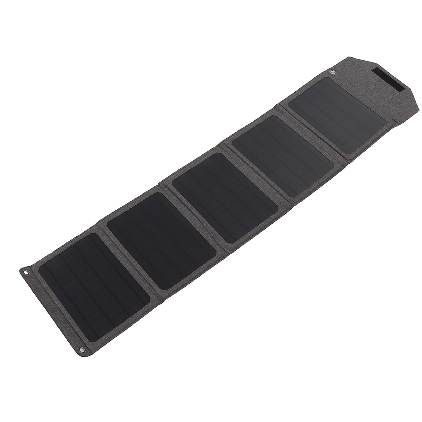 Solar Panel Charger, Portable Foldable Oxford Fabric, High Conversion Monocrystal Silicon, Wide Compatibility for Phones Laptops, All Weather Use for Outdoor Activities