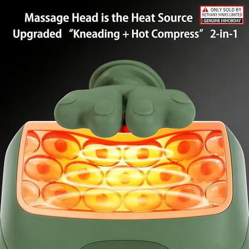 HIHOBDAY Neck and Shoulder Massager, Green - Image 4