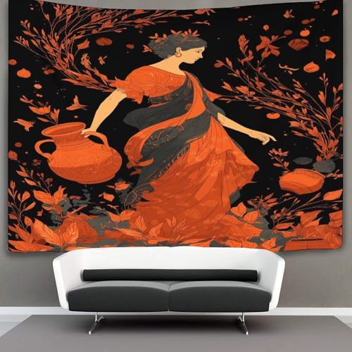 【Uso versatile】 Questa decorazione estetica per la stanza può essere utilizzata non solo come decorazione appesa alla parete, ma anche tovaglia, decorazione murale, decorazioni per dormitori, lenzuola da picnic, scialli da spiaggia, sciarpe, coperte, coperture per divani ecc. Può essere regalato ad amici e parenti.