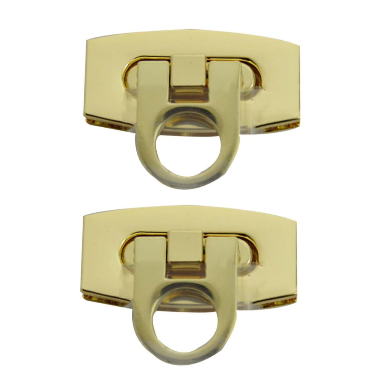 OSALADI Cerradura De Zinc Para Maletas Cerradura Prismática 2 Piezas Dorado Práctico