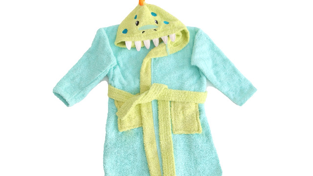 Accappatoio Bambini Lebengood - 100% Cotone OEKO-TEX, Con Cappuccio A Orecchie, 2 Tasche, Taglie Unisex - Foto 6