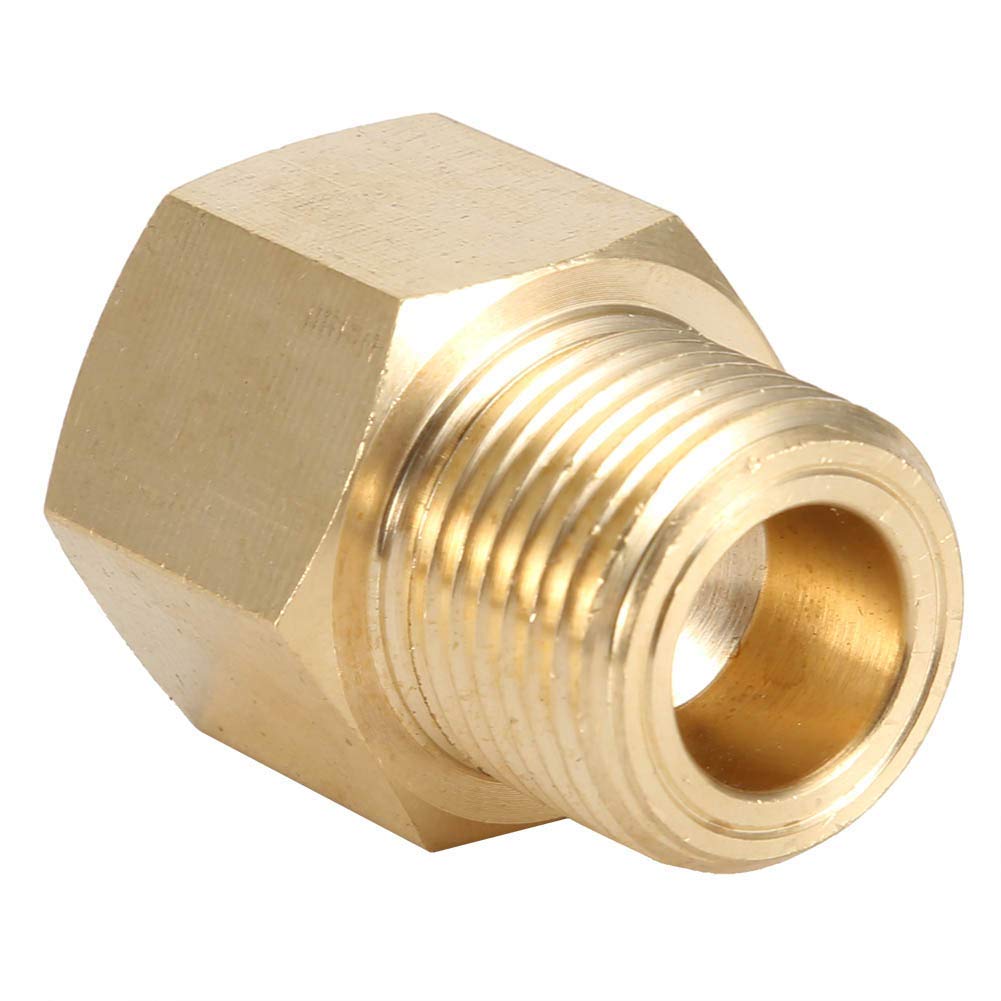 Adapter Butli CO2, Mosiężny Zbiornik Butli W21.8 CGA320 Adapter Adaptera Regulatora Złącze Adaptera Złącze Zbiornika Akcesoria Konwertera (Konwertuj W21.8 na CGA320)