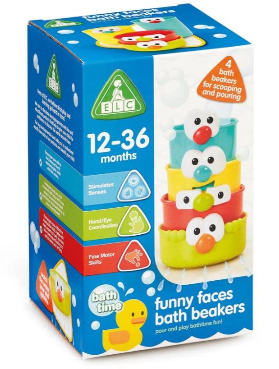 Funny Faces Bath Beakers (12-36) Month