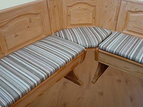 bequemer-sitzen Eckbankauflagen Fleckerlteppich grün (120)