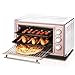 Produktbild ZXYZZ Elektroofen Backen zu Hause Automatische Multifunktions 30 Liter Große Kapazität Kuchen Brot Kleine Elektroofen Sicherheit Hoch Kann Pizza Kuchen Brathähnchen,Pink