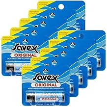 Savex Lip Balm Sticks, 0.1 oz (4.2 g) x 10 Pieces, Normal/Original/Vanilla Savex