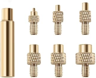 BCZAMD Voro2.4 3D Printer Accessories Heat Insert Brass Nut Kit M2 2.5 M3 M4 M5 M6 M8 Iron Tips Thread Embedded Kit Heat Insertion Tool for DIY Project Printing Not Include Soldering Iron Imdinnogo