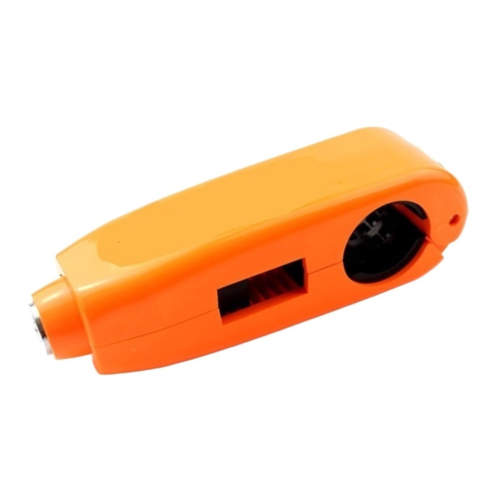 Chain Lock Grip Caps Lock Universal Motorcycle Scooter Handlebar Safety Brake Throttle Anti Theft Protection Security Locks Motorcycle Chain and Padlock(Orange)
