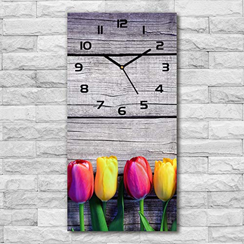 Horloge en verre de sécurité Tulup 30x60cm impression haute qualité