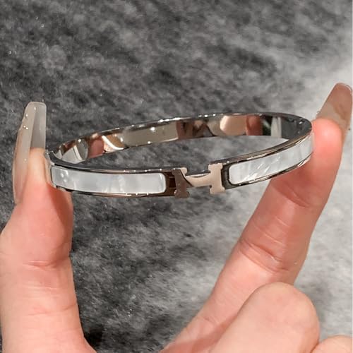 Classic styling H Bracelet Fashion stainless steel H Jewelry for women3