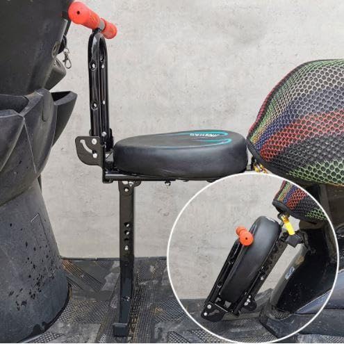 Image of Folding Baby Sitting Compatible for All Scooty Bike Seat Baby Seat Scooty Child Sitting & Foldable Comfortable 1-9 Old