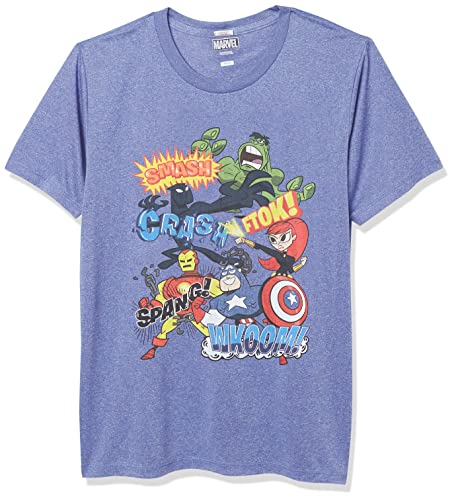 T-shirt Marvel sound effects rétro enfant cadeau anniversaire geek