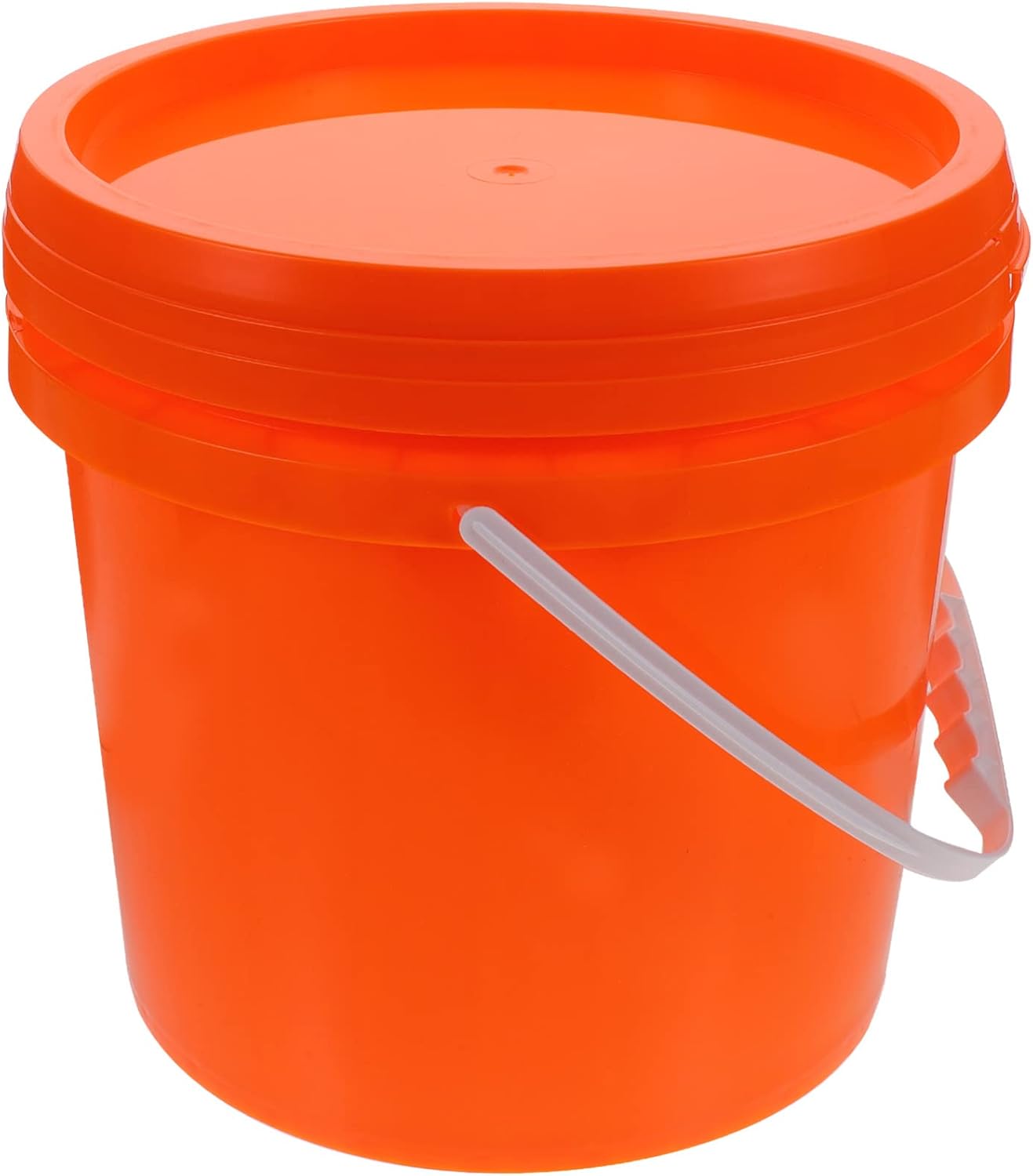 SEWACC Plastic Paint Pail Paint Bucket with Lid Handle