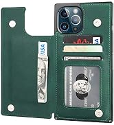 Bocasal Wallet Case for iPhone 12 Pro Max Wallet Case with Credit Card Holder Premium Soft PU Lea...
