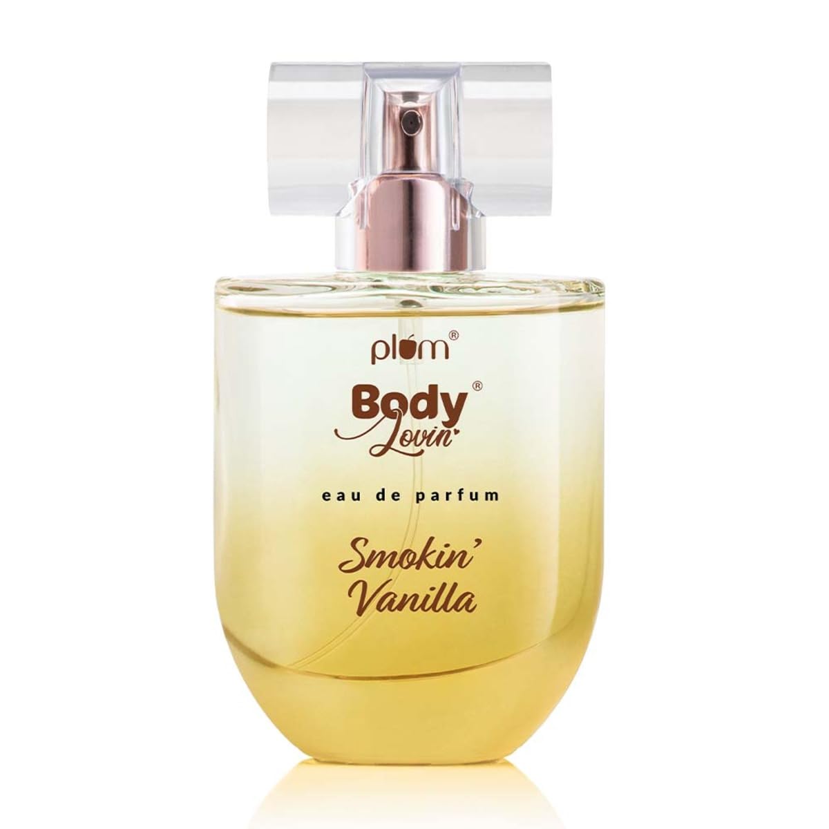 Plum BodyLovin' Smokin' Vanilla Perfume, Long Lasting & Premium Spicy Vanilla Liquid Fragrance, Luxury Perfume For Women, Honeysuckle, Musk & Vanilla Notes, Travel-Friendly, High On Fun, 50ml