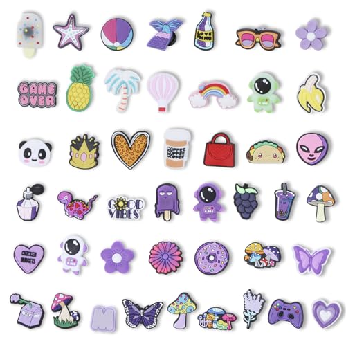 BSITSSS 45 Pezzi Ciondoli per Scarpe Decorativi, Vignetta Accessori per