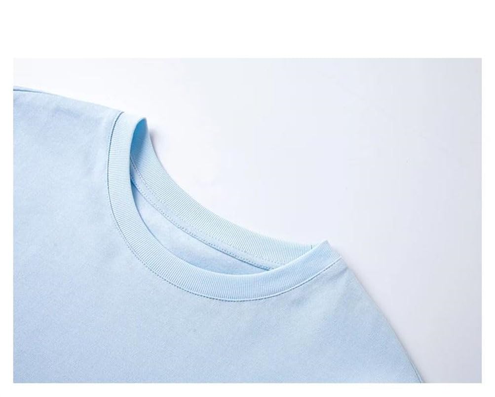 Camiseta de manga corta para mujer, diseño bordado, tela suave, elegante, para uso diario